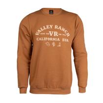 Moletom Masculino Desayner Estampa Country Marrom Moletom Masculino Desayner Estampa Country Marrom
