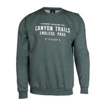 Moletom Masculino Desayner Estampa Frontal Verde Mescla