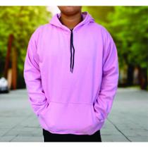 Moletom Masculino E Feminino Blusa De Frio Canguru Básico Inverno Bolso Capuz