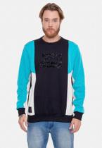 Moletom Masculino Ecko Gola Careca Floco Preto