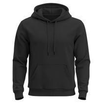 Moletom Masculino Estiloso Confortável Canguru Casaco Capuz Flanelado Inverno Quente