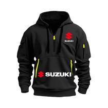 Moletom Masculino Estiloso E Respirável Para Motociclismo Suzuki Outono Inverno