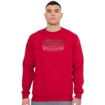 Moletom Masculino Fatal Mind Gola Careca Vermelho 27870