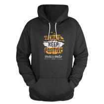 Moletom Masculino Fechado Capuz Pega a Visao