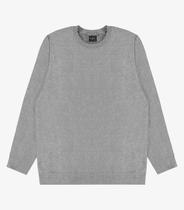 Moletom Masculino Felpado Básico Diametro Cinza