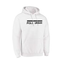 Moletom Masculino Feminino Básico Branco Canguru Polo Urban Blusa de Frio