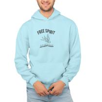 Moletom Masculino Feminino Capuz Estampado Free Spirit