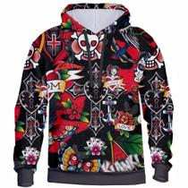 Moletom Masculino Feminino Love Tatoo 3D Blusa De Frio Casaco Com Capuz Macio Moletom Masculino Feminino Love Tatoo 3D Blusa De Frio Casaco Com Capuz Macio