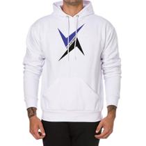 Moletom Masculino Flanelado Capuz Bolso Canguru Estampado