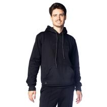Moletom Masculino Gangster com Capuz Preto Moletom Masculino Gangster com Capuz Preto