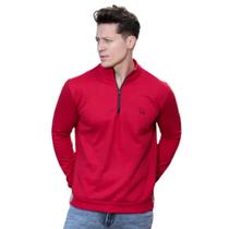 Moletom Masculino Gola Alta e Ziper Bordado Revanche Inverno Moletom Masculino Gola Alta e Ziper Bordado Revanche Inverno
