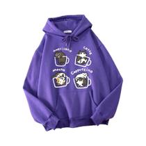 Moletom Masculino Harajuku Com Estampa De Cinco Gatinhos Brincando Na Caneca, Moda De Rua, Moletom