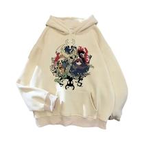 Moletom Masculino Hollow Knight Ulzzang Grunge Y2k Estilo Estético Outono Inverno Pullover Gráfico