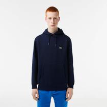 Moletom masculino Lacoste Clássico com Bolso e Capuz Moletom masculino Lacoste Clássico com Bolso e Capuz