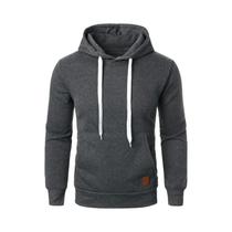 Moletom Masculino Leve Com Capuz, Manga Longa, Casual, Para Uso Externo, Streetwear, Cor Sólida,