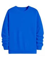 Moletom Masculino Liso Gola Careca - Abafarto