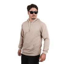 Moletom Masculino Liso Sem Estampa Malha Grossa Canguru Super Confortável