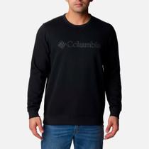 Moletom Masculino Logo Fleece Crew Black.CSC BrandedShadow - Columbia Moletom Masculino Logo Fleece Crew Black.CSC BrandedShadow - Columbia