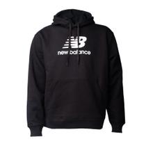 Moletom Masculino New Balance Essentials Basic Preto Moletom Masculino New Balance Essentials Basic Preto
