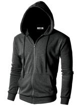Moletom Masculino Ohoo DCF102 com Capuz Leve e Zíper Moletom Masculino Ohoo DCF102 com Capuz Leve e Zíper