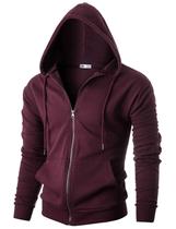 Moletom Masculino Ohoo DCF102 com Zíper Slim Fit Moletom Masculino Ohoo DCF102 com Zíper Slim Fit