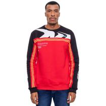 Moletom Masculino Onbongo Retro Preto e Vermelho