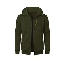 Moletom Masculino Oversize Com Capuz E Manga Longa, Jaqueta De Inverno Quente Com Zíper, Roupa De