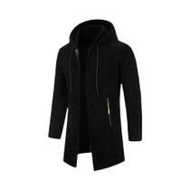 Moletom Masculino Oversize Com Capuz E Manga Longa, Jaqueta De Inverno Quente, Estilo Streetwear Com