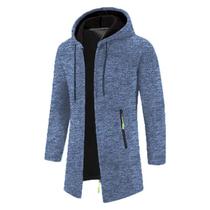 Moletom Masculino Oversize Com Capuz E Zíper, Jaqueta De Inverno Para Esportes, Sweatshirt Preta