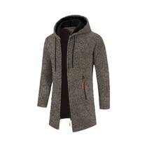 Moletom Masculino Oversize Com Capuz E Zíper, Jaqueta De Inverno Para Esportes, Sweatshirt Preta