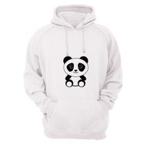 cute panda moletom com capuzs