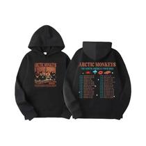 Moletom Masculino Retro Rock Arctic Monkeys Com Capuz, Estampa De Álbum Musical, Moletom Grande