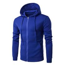 Moletom Masculino Slim Fit Com Capuz E Zíper, Jaqueta De Outono Para Homens
