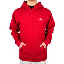 Moletom Masculino Vermelho com Capuz