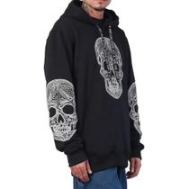 Moletom MCD Canguru Cranio WT25 Masculino Preto