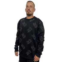 Moletom Mcd Especial Careca Caligraffiti Tamanho:GCor:Preto