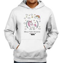 Moletom Meus mais sinceros "ata" - Foca na Moda
