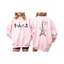 Moletom Mickey Minnie Paris Disneyland Paris Vacation Hoodie Disney Tower