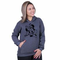 Moletom Minnie Blusa De Frio Flanelada Agasalho Inverno Desenho Animado