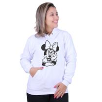 Moletom Minnie Do Mickey Blusa De Frio Flanelada Agasalho Inverno - Milene Store