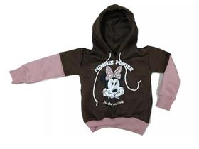 Moletom Minnie Mouse Mickey Mouse Blusa Infantil Desenho SF1038 RCH