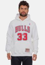 Moletom Mitchell & Ness Scottie Pippen Chicago Bulls Natural