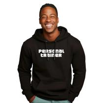 Moletom Moleton Capote Agasalho de frio Blusa De Frio Casaco Estampado Esportivo Personal Trainer