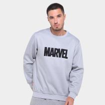 Moletom Mooncity Marvel Bordado Masculino Moletom Mooncity Marvel Bordado Masculino