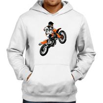 Moletom Motocross Jump Laranja - Foca na Moda