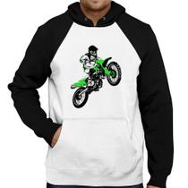 Moletom Motocross Jump Verde - Foca na Moda