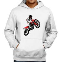 Moletom Motocross Jump Vermelha - Foca na Moda