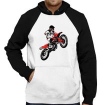 Moletom Motocross Jump Vermelha - Foca na Moda