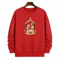 Moletom Natal Adulto Tema Natalino, Super Confortável Moletom Natal Adulto Tema Natalino, Super Confortável
