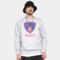 Moletom NBA Nets Brooklin Neon Colors Masculino